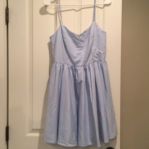 Urban Outfitters Blue and White Striped Dress